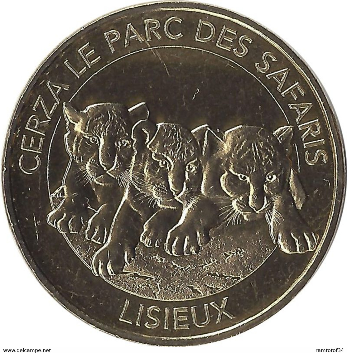 2017 MDP210 - HERMIVAL-LES-VAUX - Cerza Le Parc Des Safaris 1 (Bébés Tigres) / MONNAIE DE PARIS - 2017