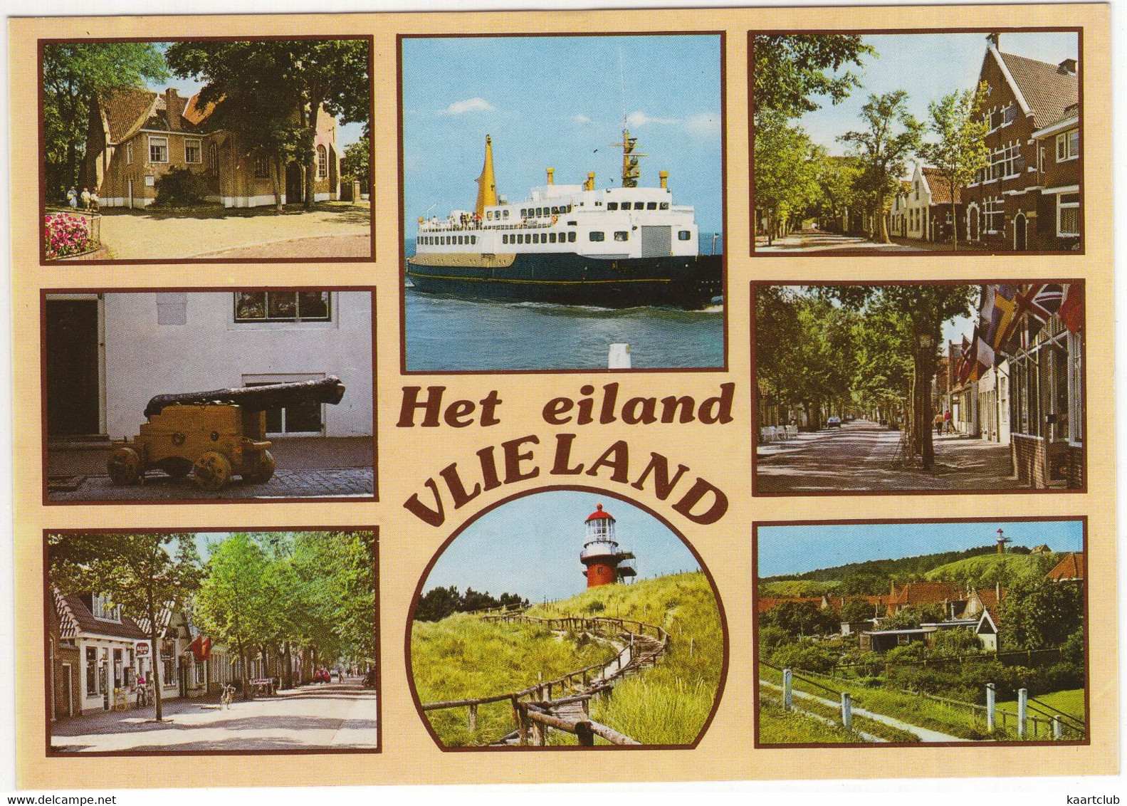 Het Eiland Vlieland - (Wadden, Nederland/Holland) - VLD 31 - O.a Veerboot/Ferry - Vlieland