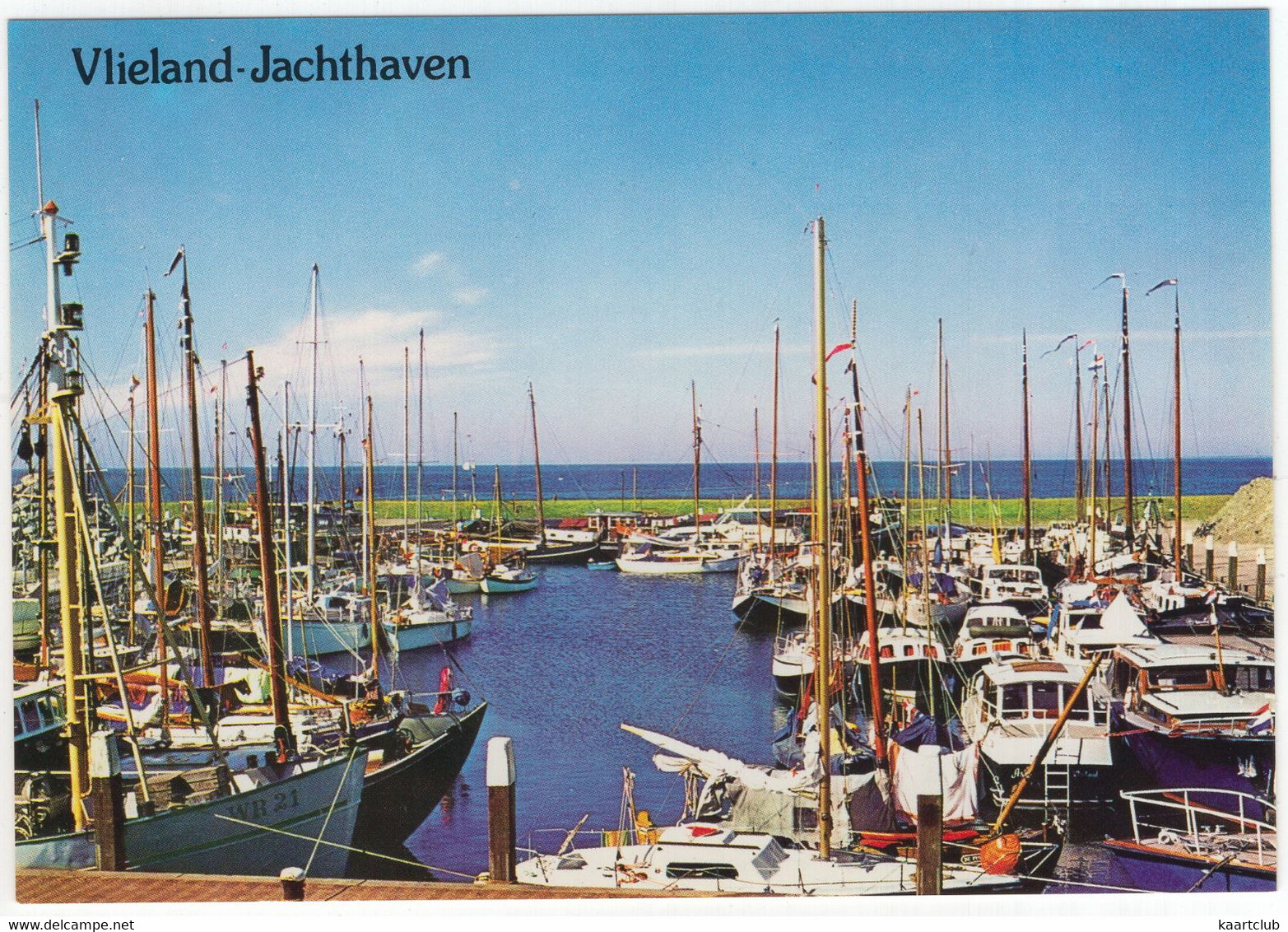 Vlieland - Jachthaven - (Wadden, Nederland/Holland) - Nr. L 1844 - Jachten/Yachts - Vlieland