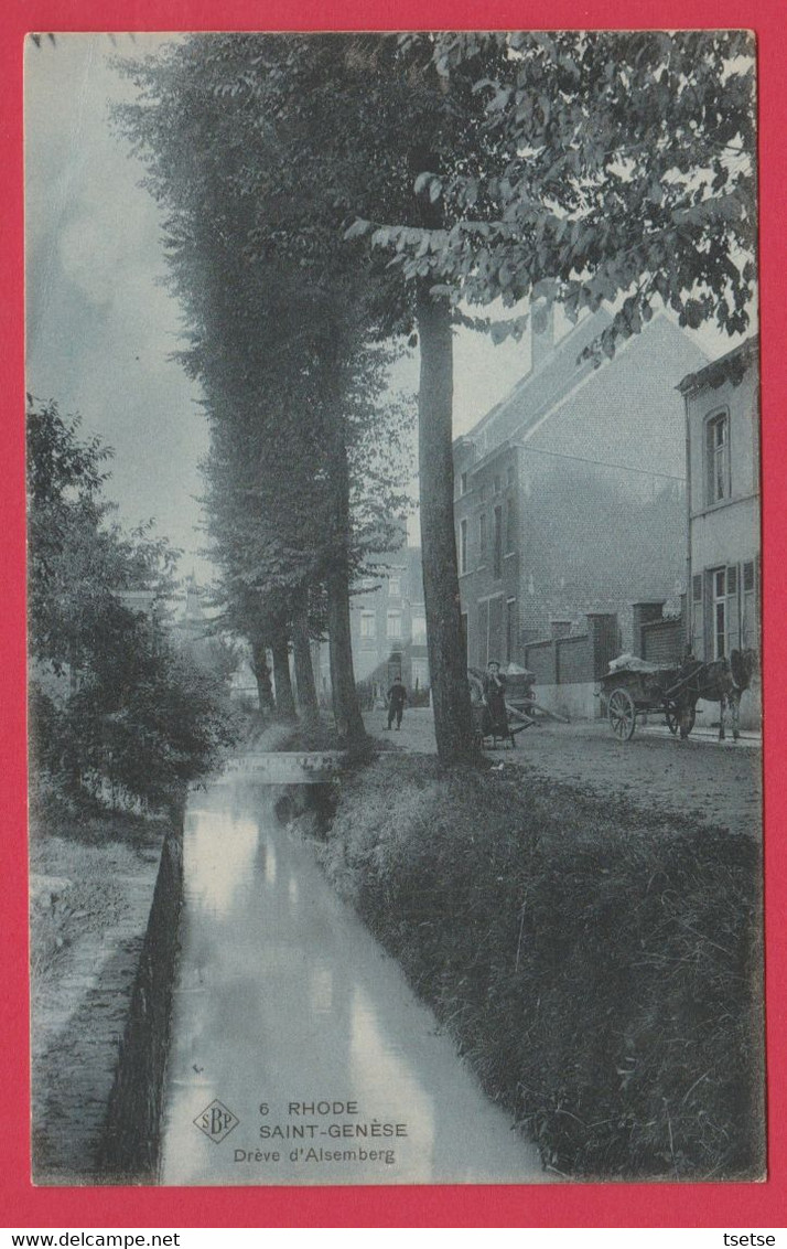 St-Genesius-Rode / Rhode-St-Genèse - Drève D'Alsemberg - S.B.P. - 1907( Verso Zien ) - Rhode-St-Genèse - St-Genesius-Rode