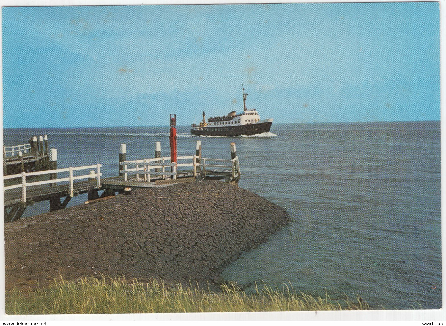 Vlieland - Havenhoofd Met Aankomst Boot - (Wadden, Nederland/Holland) - Nr.  L 39 - Veerboot/Ferry - Vlieland