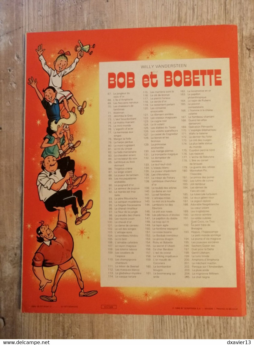 Bande Dessinée - Bob Et Bobette 122 - Les Ciseaux Magiques (1986) - Bob Et Bobette