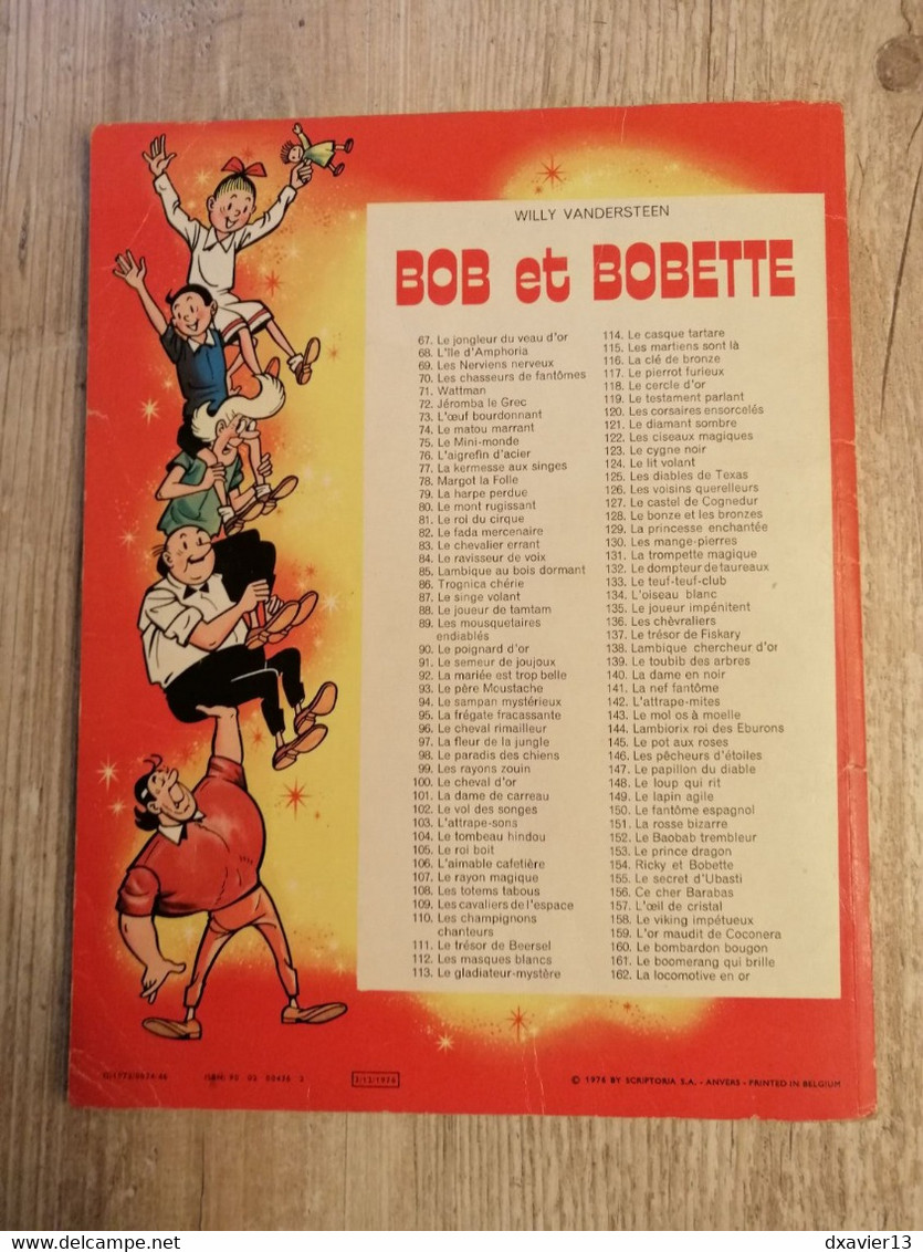 Bande Dessinée - Bob Et Bobette 129 - La Princesse Enchantée (1976) - Bob Et Bobette
