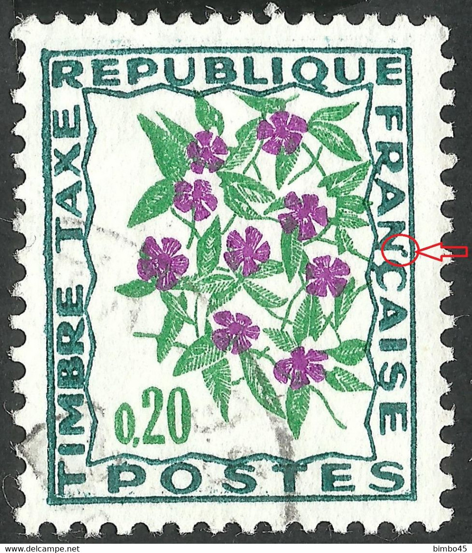 Errors & Oddities  France 1971 Used - TIMBRE TAXE - Usados