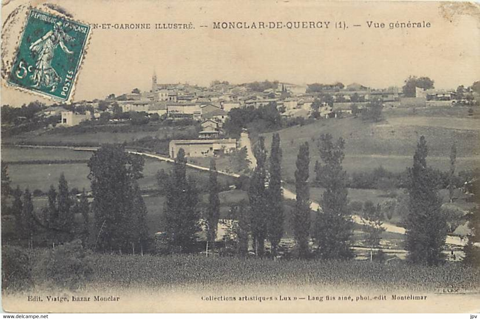 MONCLAR DE QUERCY . Vue Générale. - Montclar De Quercy