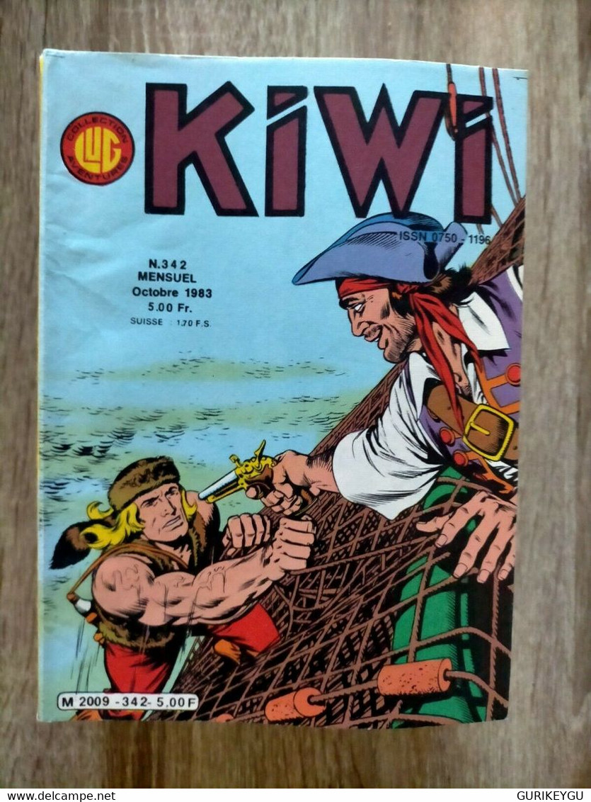 Bd KIWI N° 342 Blek Le Roc 10/10/1983  Semic  Lug  BE - Lug & Semic