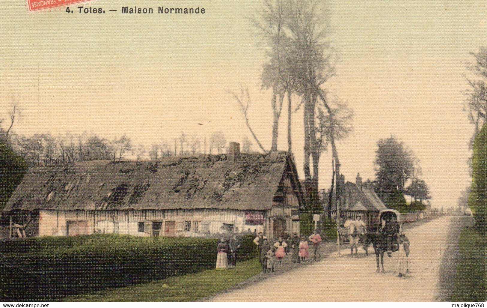 Cpa De Tôtes - Maison Normande - - Totes