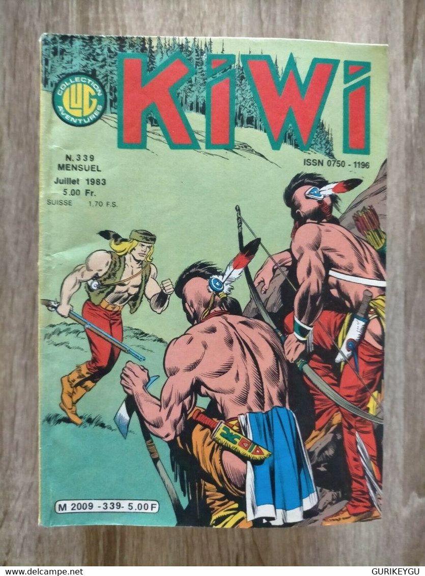 Bd KIWI N° 339   Blek Le Roc 10/07/1983  Semic  Lug  BE - Lug & Semic