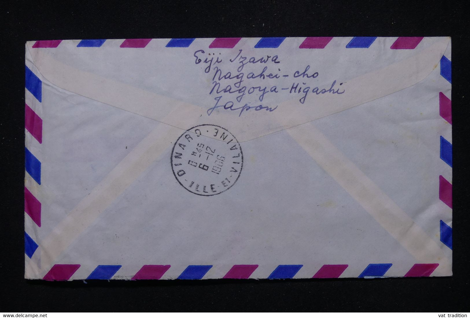 JAPON - Enveloppe En Recommandé De Nagoya Pour La France En 1966, Affranchissement Varié - L 112095 - Briefe U. Dokumente