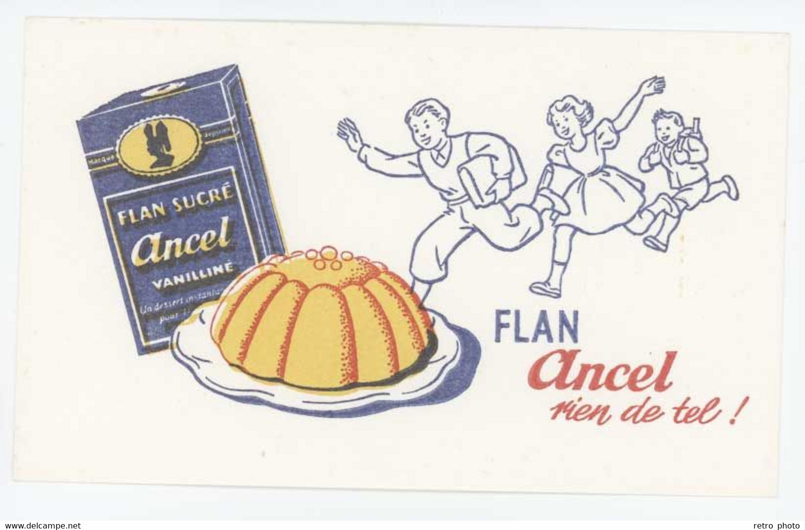 Buvard Flan Ancel , Enfants  ( DD ) - A