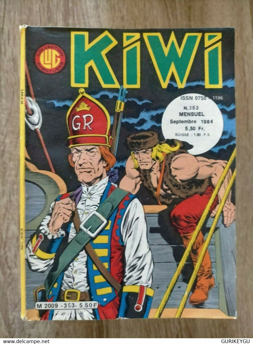 Bd KIWI N° 353 Blek Le Roc 10/09/1984  Semic  Lug  BE - Lug & Semic