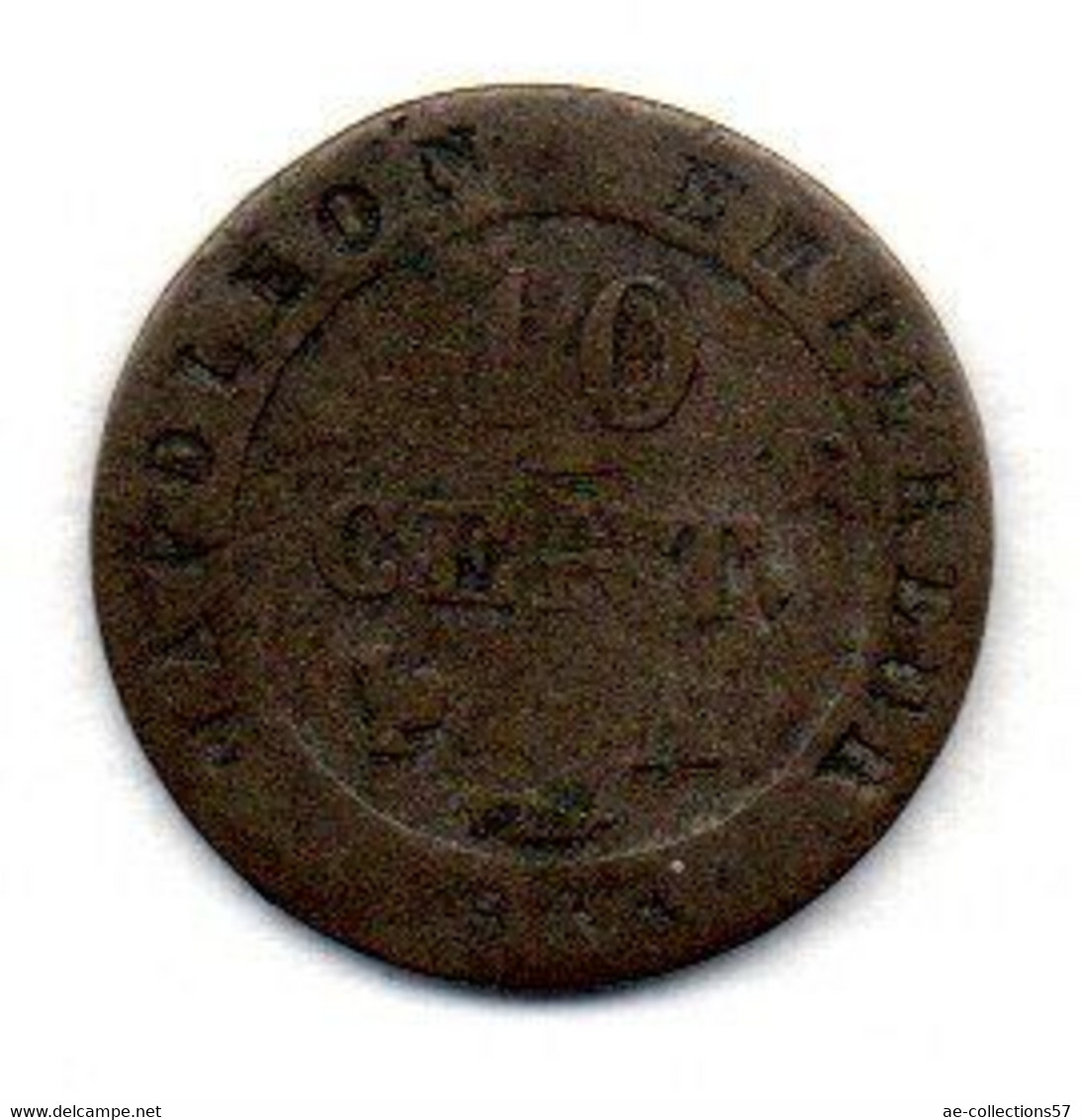 Napoléon I Er   -  10 Centimes 1808 A -  état  TB - 10 Centimes