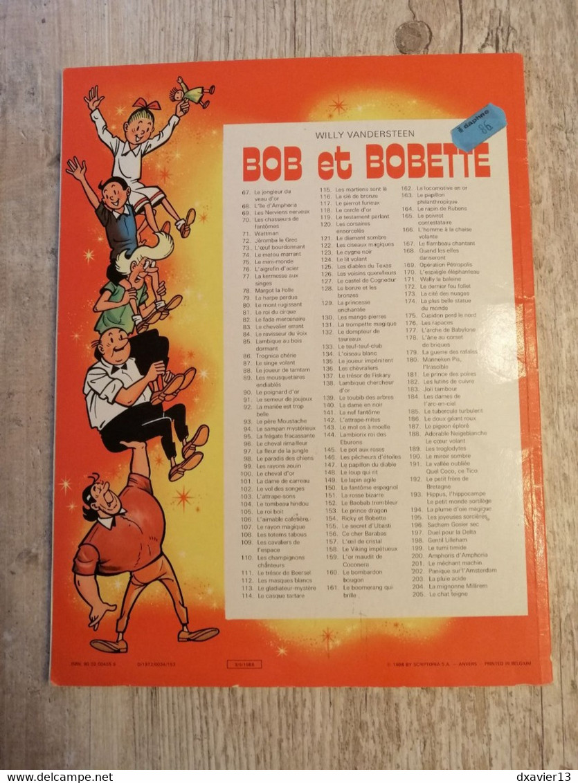 Bande Dessinée - Bob Et Bobette 133 - Le Teuf Teuf Club (1986) - Bob Et Bobette