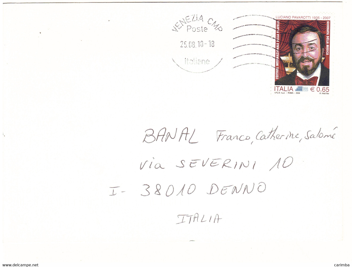 2009 €0,65 LUCIANO PAVAROTTI - Chanteurs