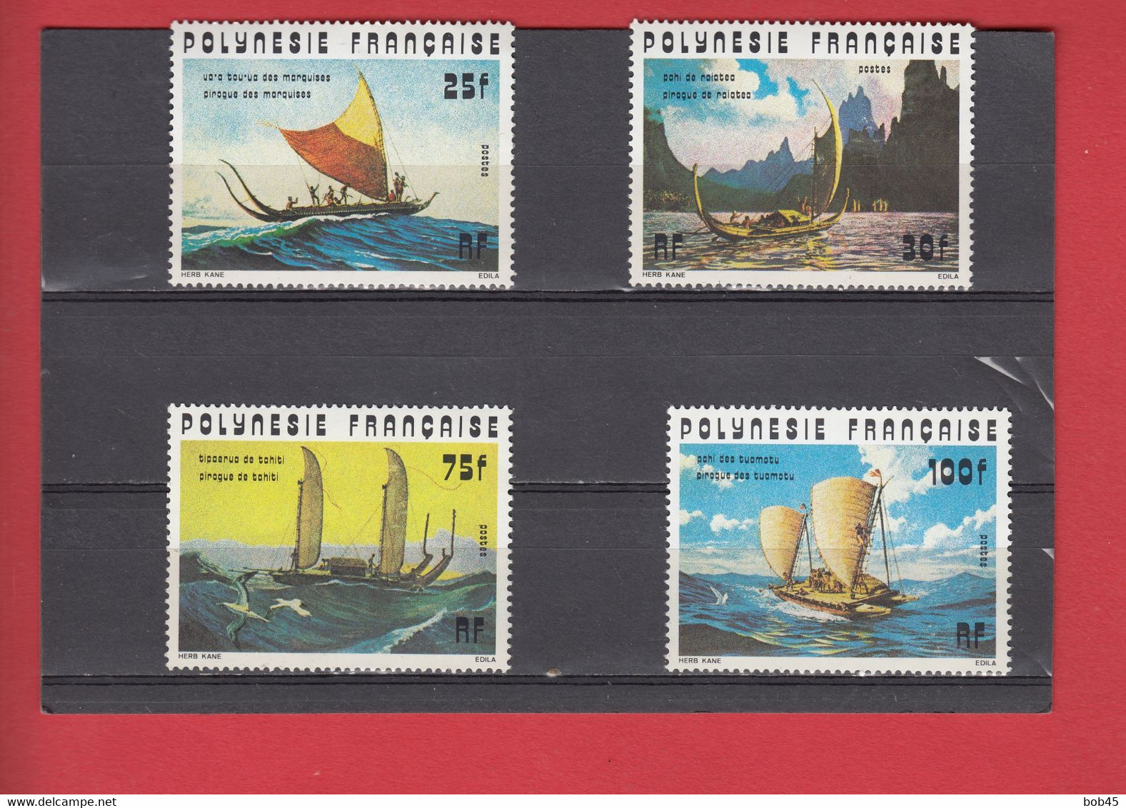 (JM36)  Océanie Polynésie Tahiti Bateau Voilier - Collections, Lots & Series