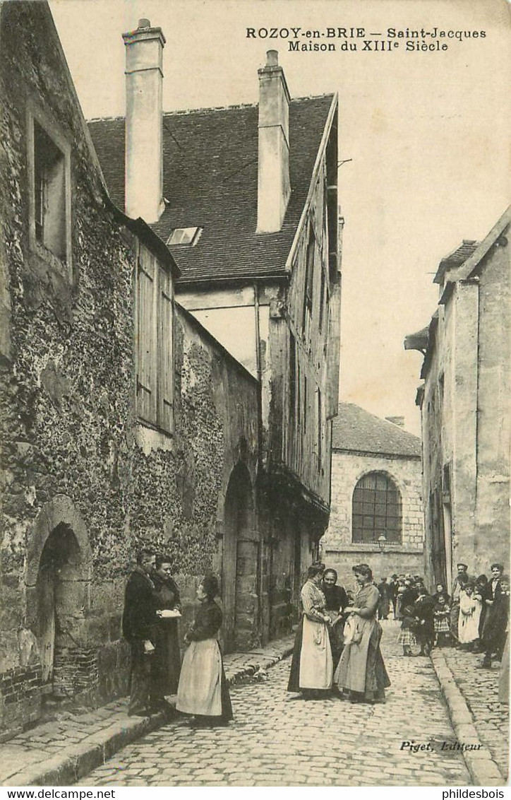 SEINE ET MARNE  ROZOY EN BRIE Saint Jacques - Rozay En Brie