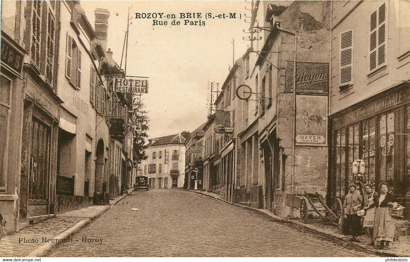 SEINE ET MARNE  ROZOY EN BRIE Rue De Paris - Rozay En Brie