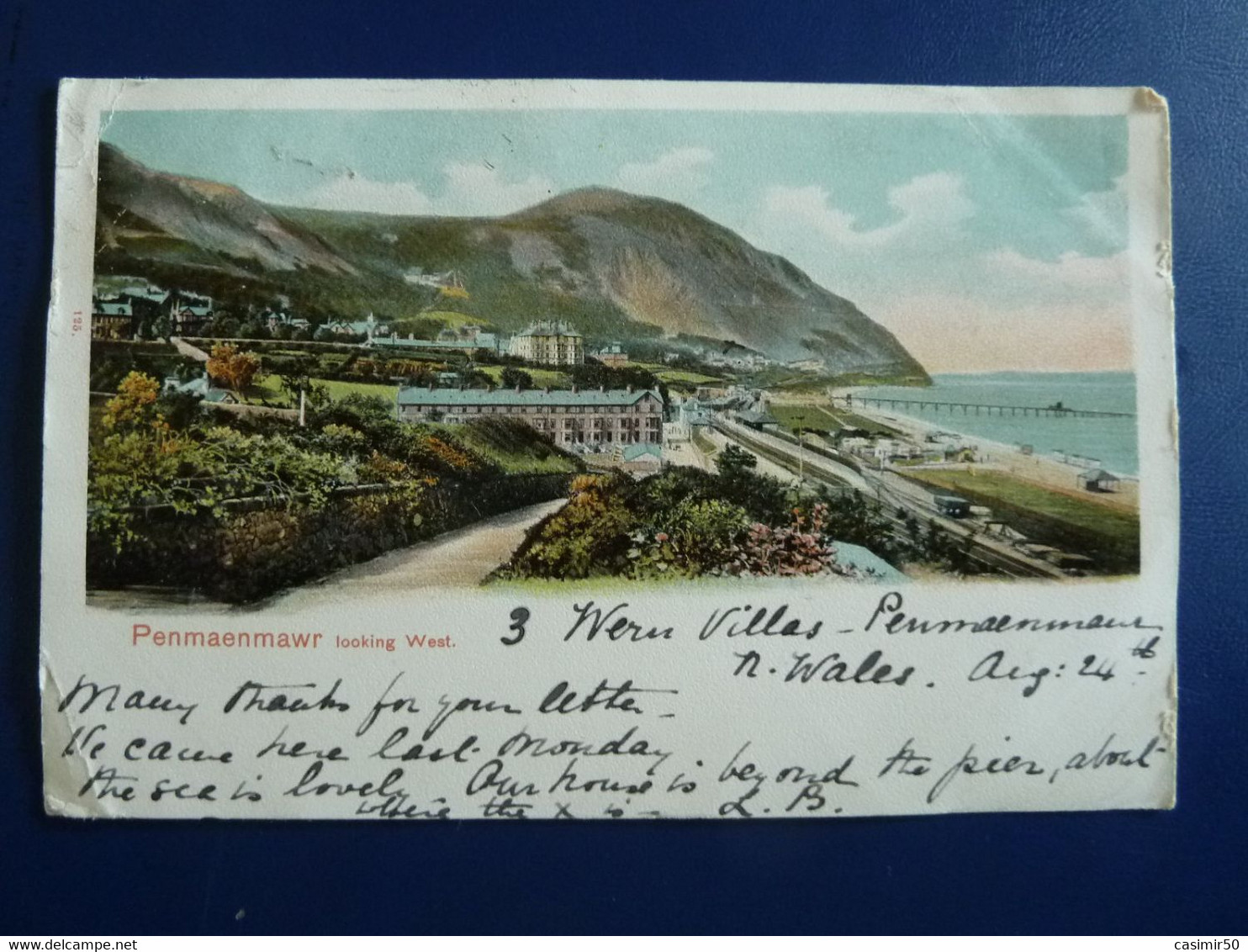 PENMAENMAWR  LOOKING WEST - Caernarvonshire