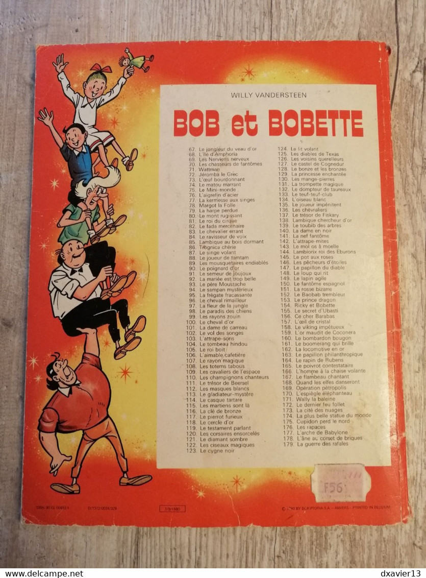 Bande Dessinée - Bob Et Bobette 137 - Le Trésor De Fiskary (1980) - Bob Et Bobette