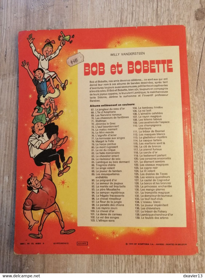 Bande Dessinée - Bob Et Bobette 139 - Le Toubib Des Arbres (1973) - Bob Et Bobette