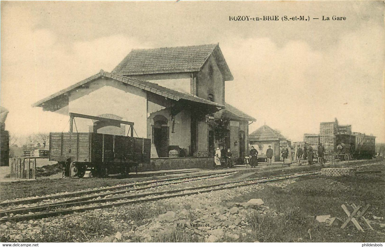 SEINE ET MARNE  ROZOY EN BRIE  La Gare - Rozay En Brie