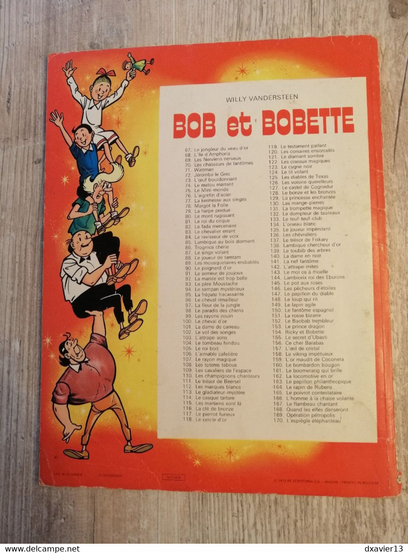 Bande Dessinée - Bob Et Bobette 141 - La Nef Fantôme (1979) - Bob Et Bobette