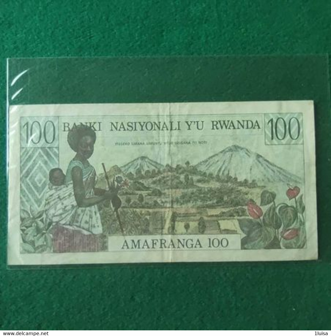 RWANDA 100 FRANCS 1978 - Ruanda-Burundi