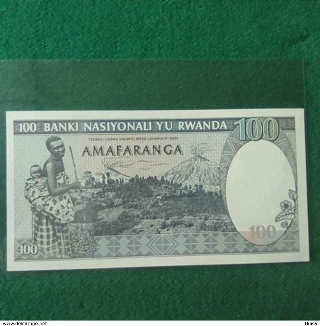 RWANDA 100 FRANCS 1989 - Ruanda-Urundi