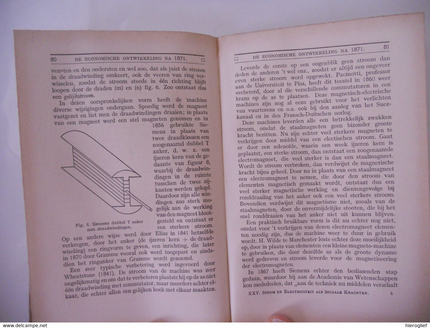 STOOM EN ELECTRICITEIT ALS SOCIALE KRACHTEN Door Ir. P. Schut Stoommachine   1924 - Practical