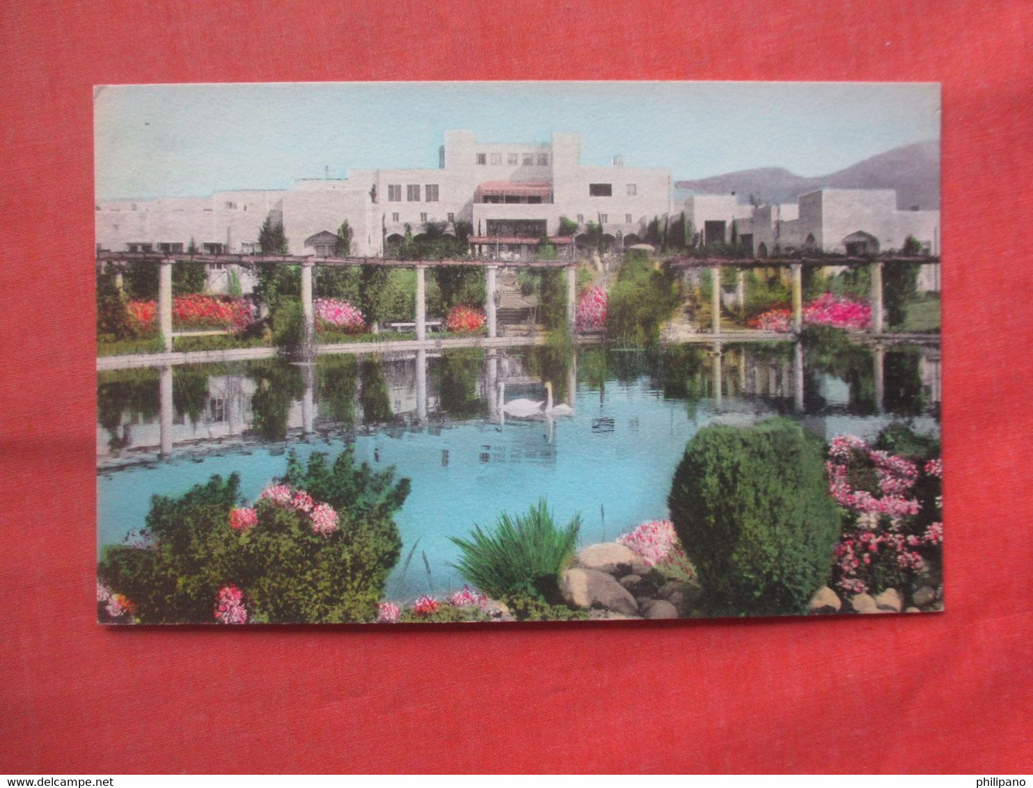 Hand Colored  Samarkand Persian Hotel Santa Barbara  California >    Ref  5341 - Santa Barbara