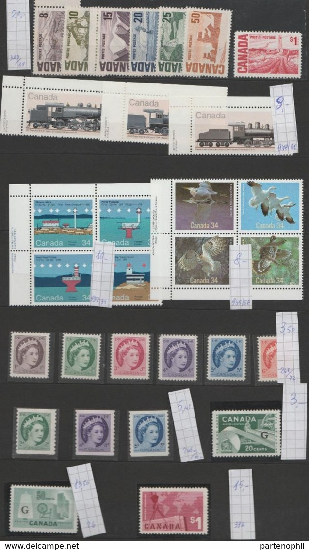 Canada Lot MNH - Other & Unclassified