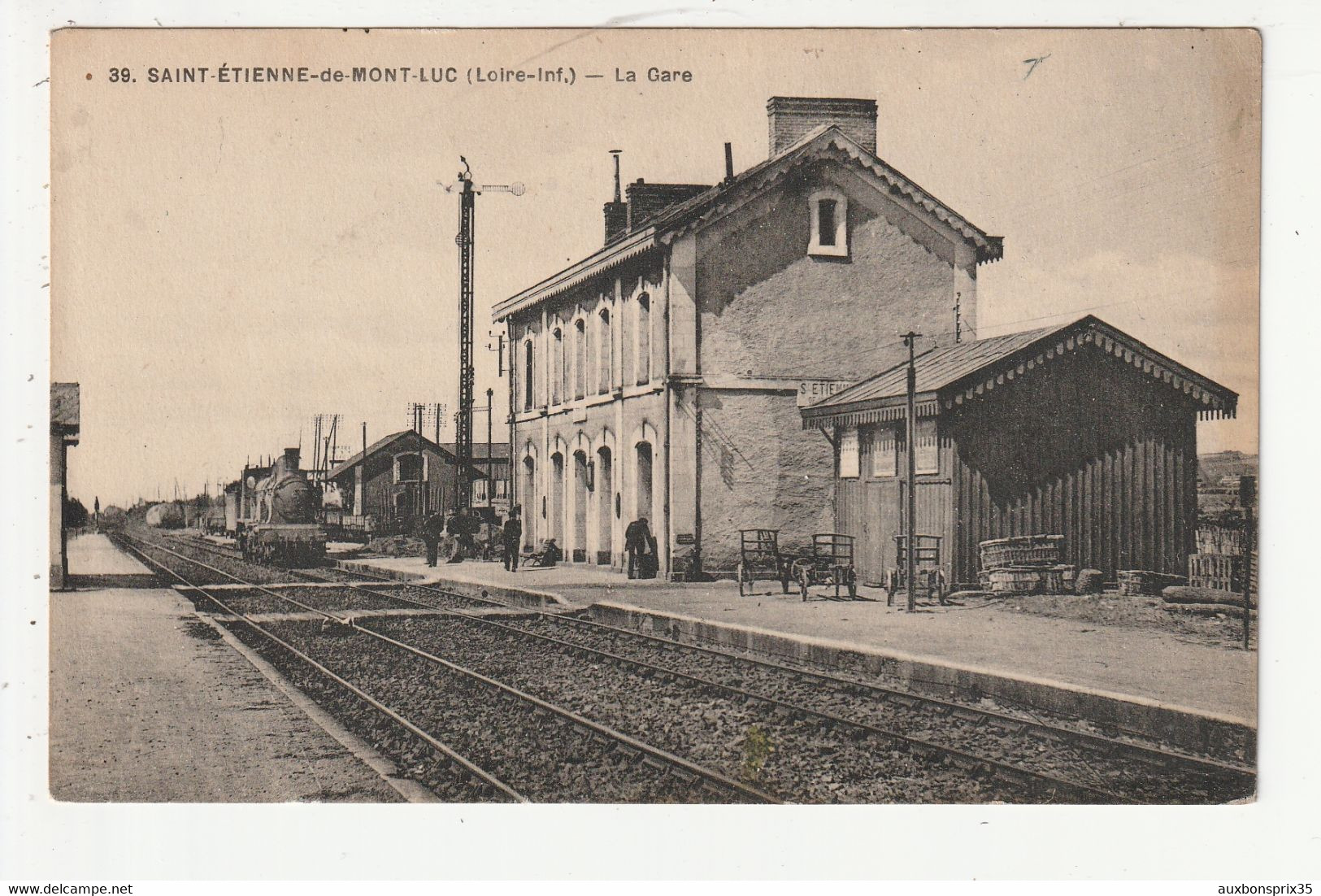 SAINT ETIENNE DE MONTLUC - LA GARE - TRAIN - 44 - Saint Etienne De Montluc