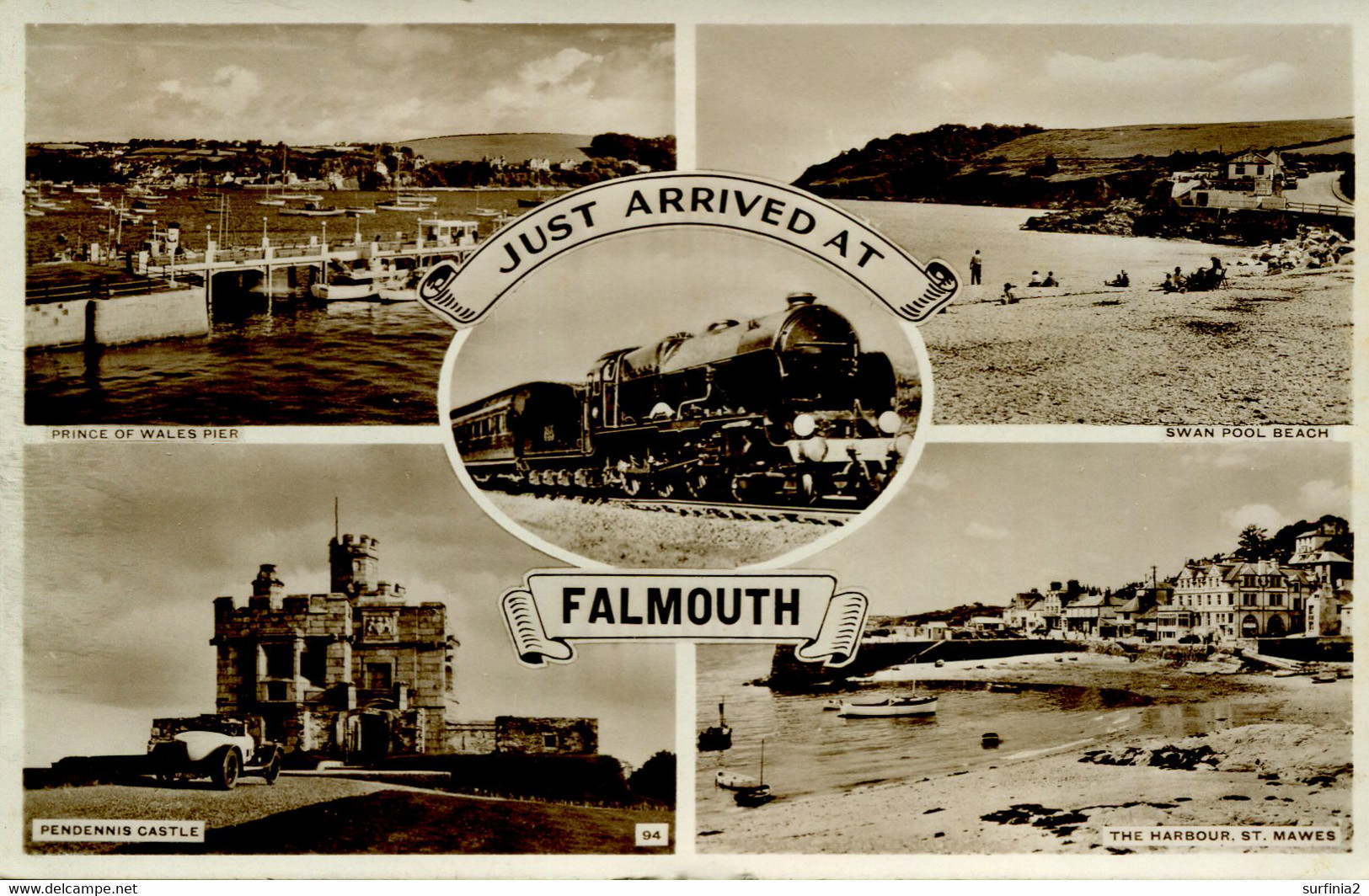 CORNWALL - FALMOUTH - 4 RP VIEWS  Co969 - Falmouth