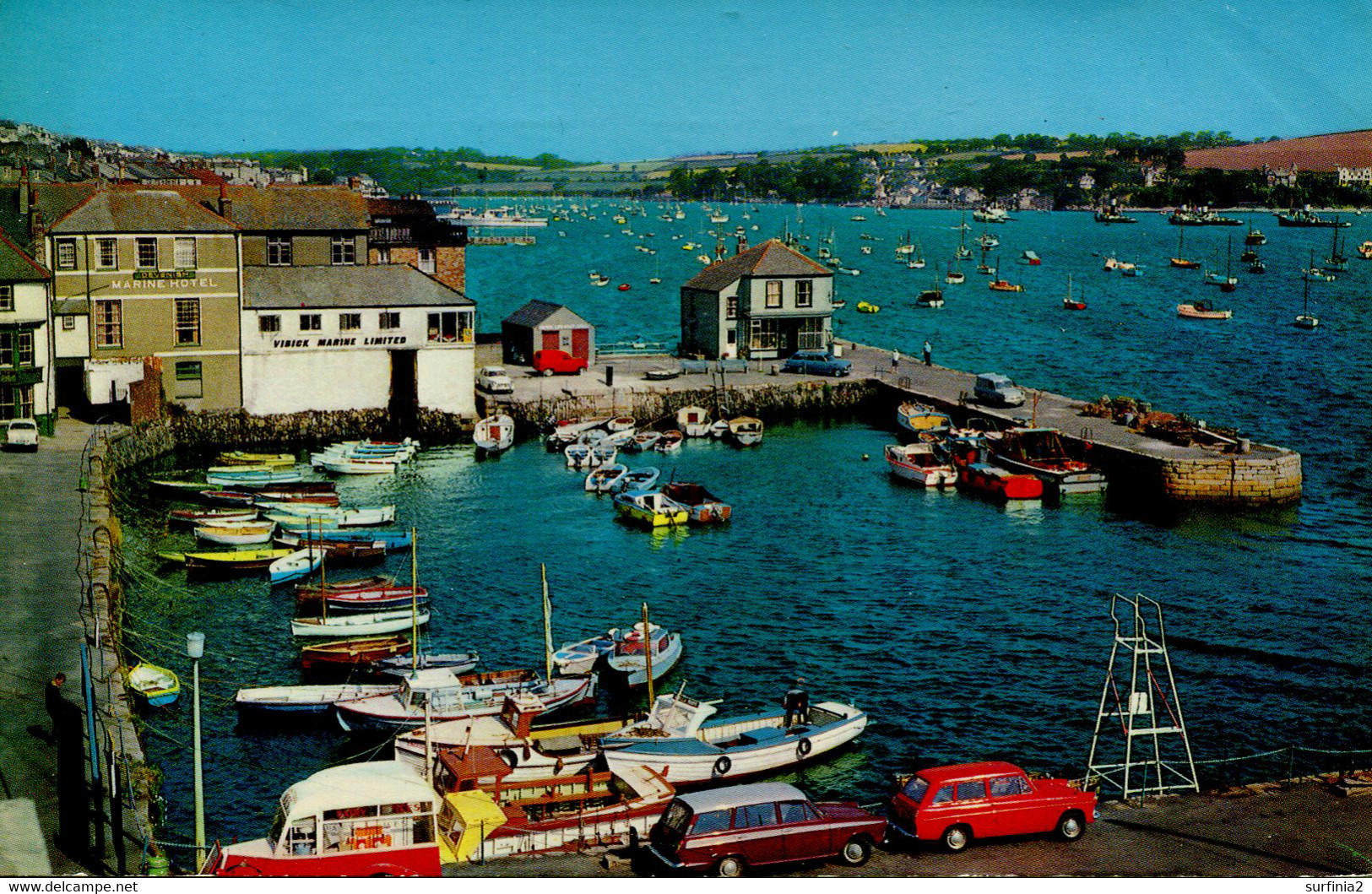 CORNWALL - FALMOUTH - THE HARBOUR FROM THE QUAY  Co973 - Falmouth