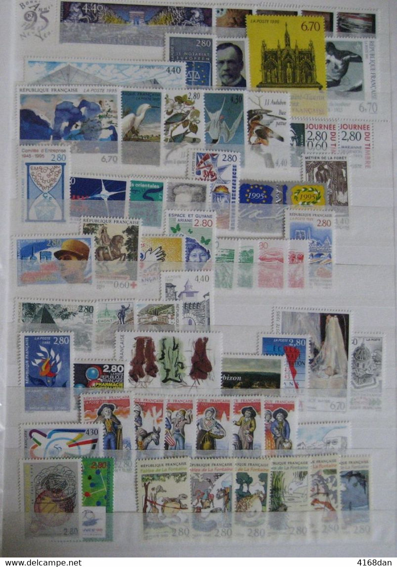 Année  Complète 1995 Neuve** 65timbres (sans Les Carnets Paires Et Triptyques ) à La Faciale - 1990-1999