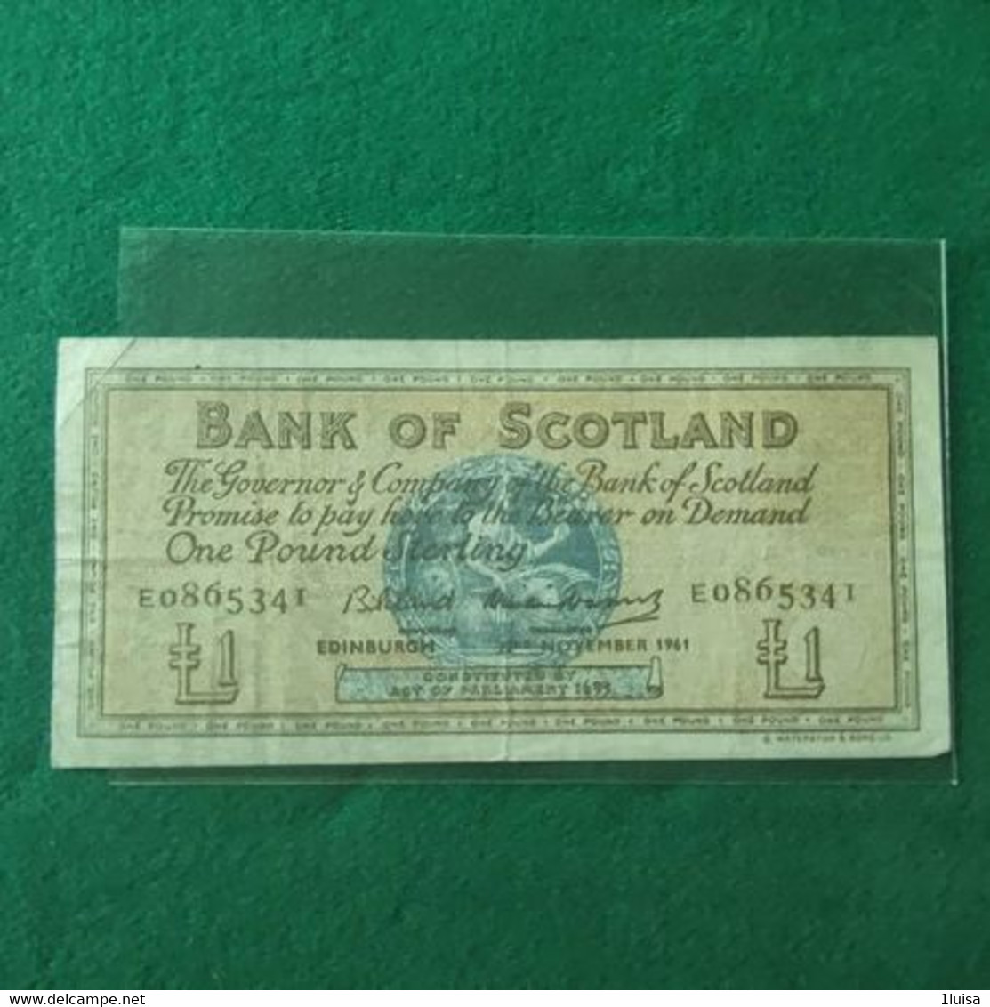 SCOZIA 1 POUND 1961 - 1 Pound