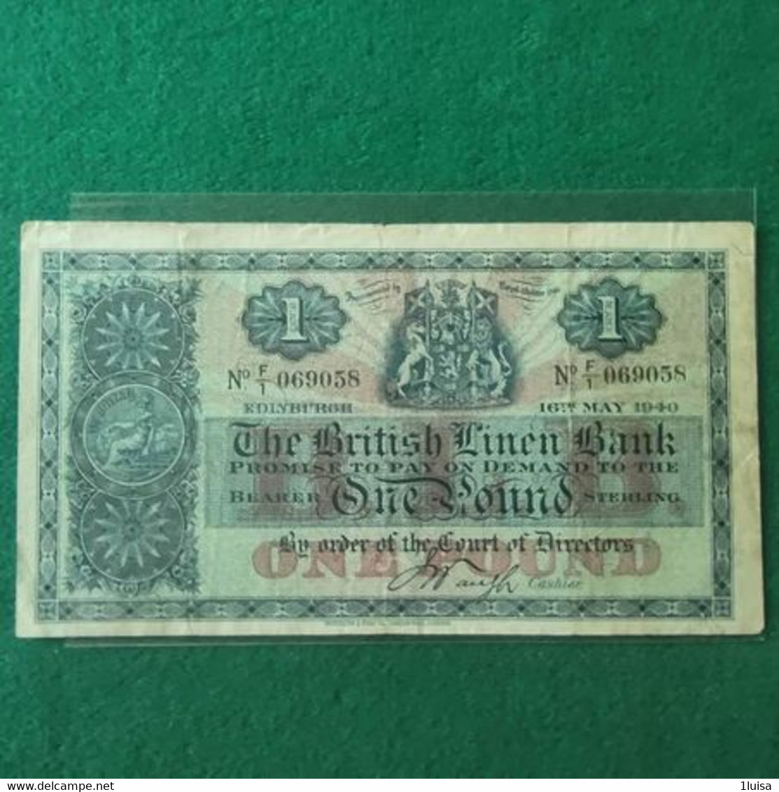 SCOZIA 1 POUND 1940 - 1 Pound