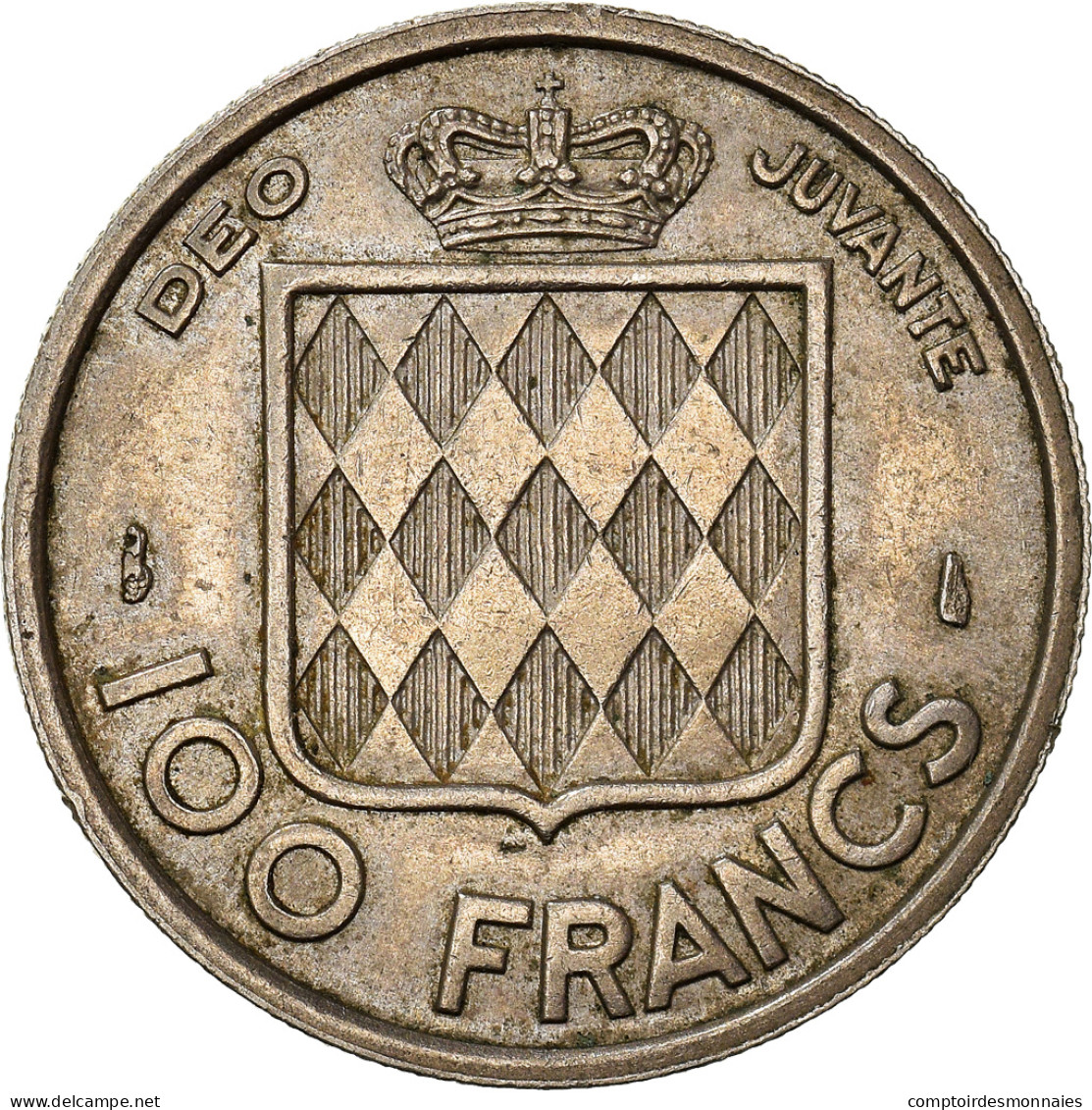 Monnaie, Monaco, Rainier III, 100 Francs, Cent, 1956, TTB+, Cupro-nickel - 1949-1956 Old Francs