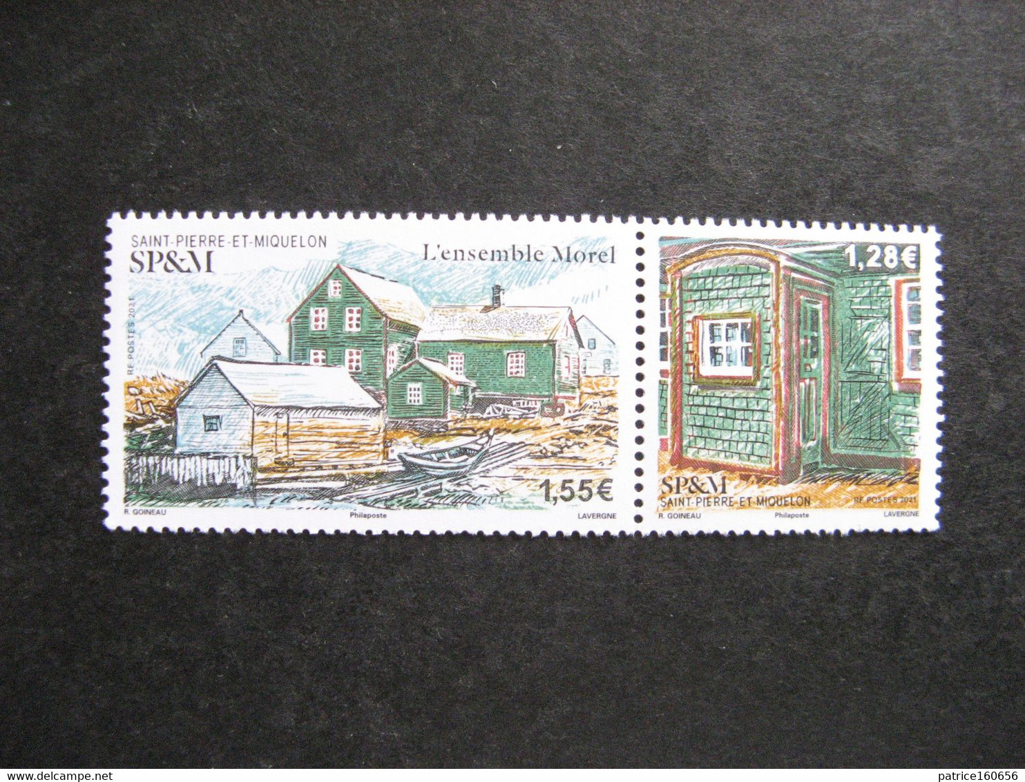 Saint Pierre Et Miquelon: TB Paire N° 1261 Et N° 1262, Neufs XX. - Unused Stamps