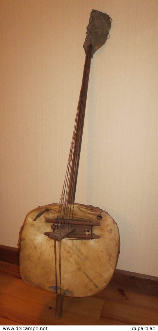 Authentique CORA Du Mali, Instrument De Musique Traditionnel De L'Afrique De L'Ouest. - Musikinstrumente