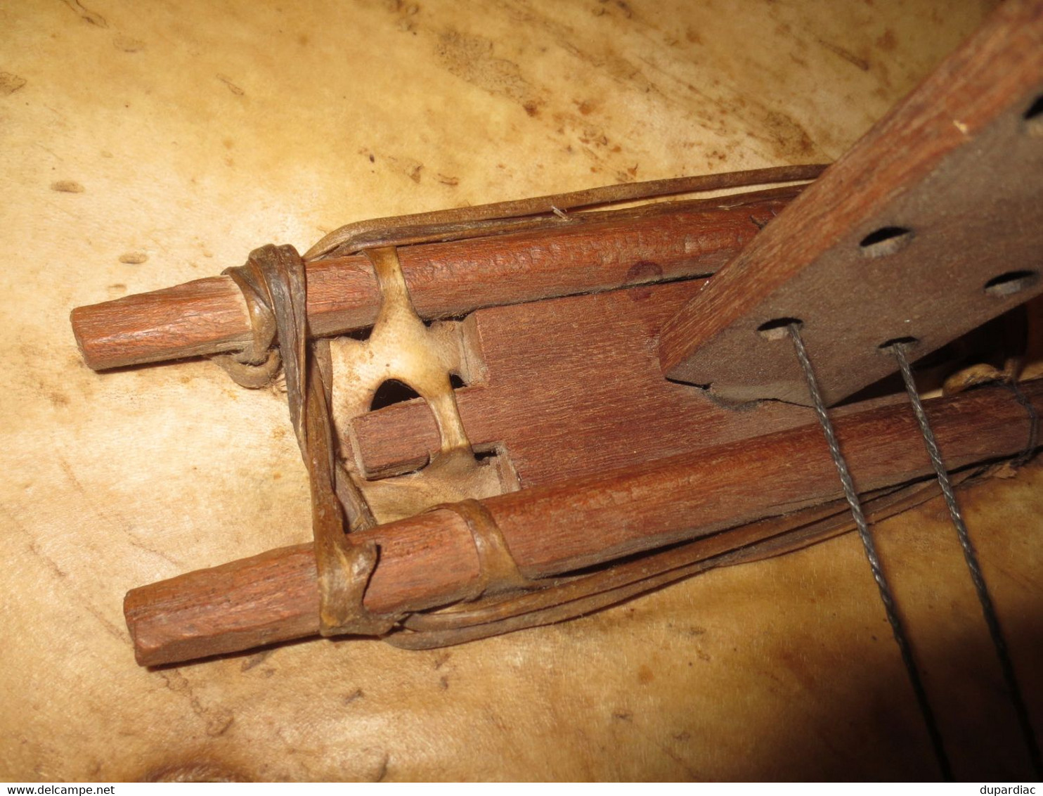 Authentique CORA du Mali, instrument de musique traditionnel de l'Afrique de l'Ouest.