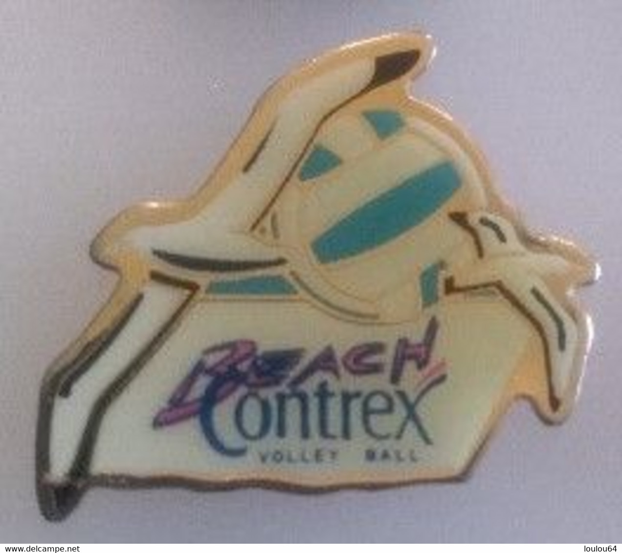 Pin's - Sports - Volleyball - BEACH - CONTREX - - Volleybal