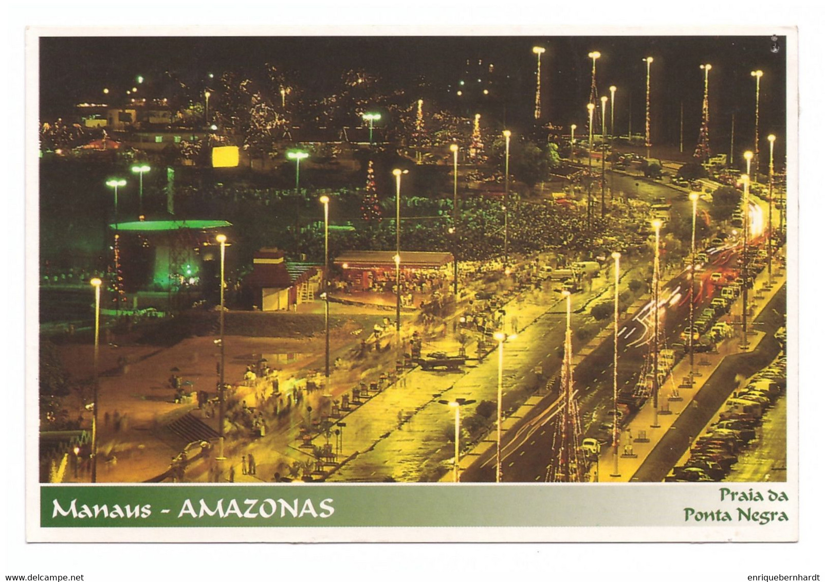 BRASIL // MANAUS // PRAIA DA PONTA NEGRA EM NOITE DE FESTA // 1997 - Manaus