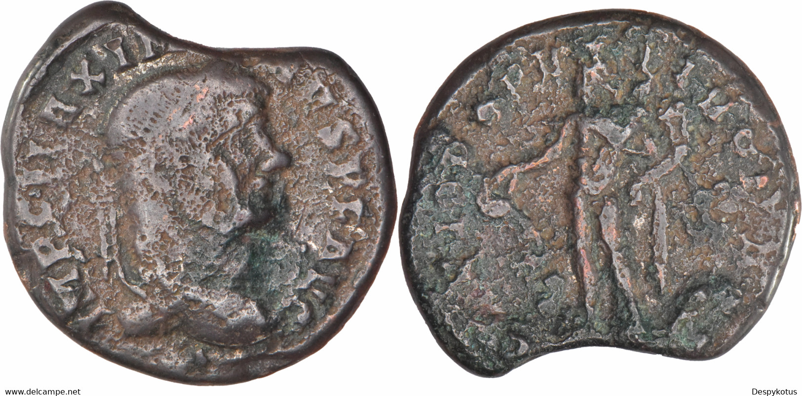 Rome - Maximien Hercule - Follis - IMP C MAXIMIANVS P F AVG - GENIO POPVLI ROMANI - B030 - La Tétrarchie (284 à 307)