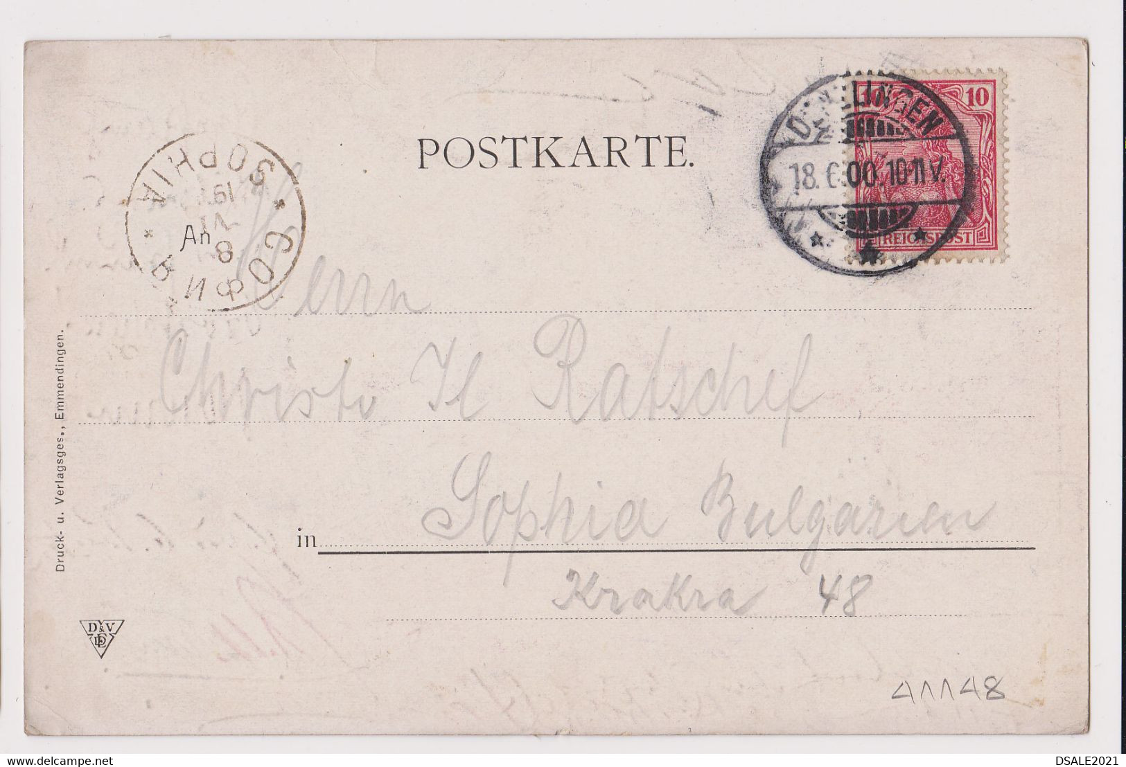 Baden-Württemberg Germany Gasthaus Glotterbad-Glottertal Circa 1900 Litho Postcard (41148) - Glottertal