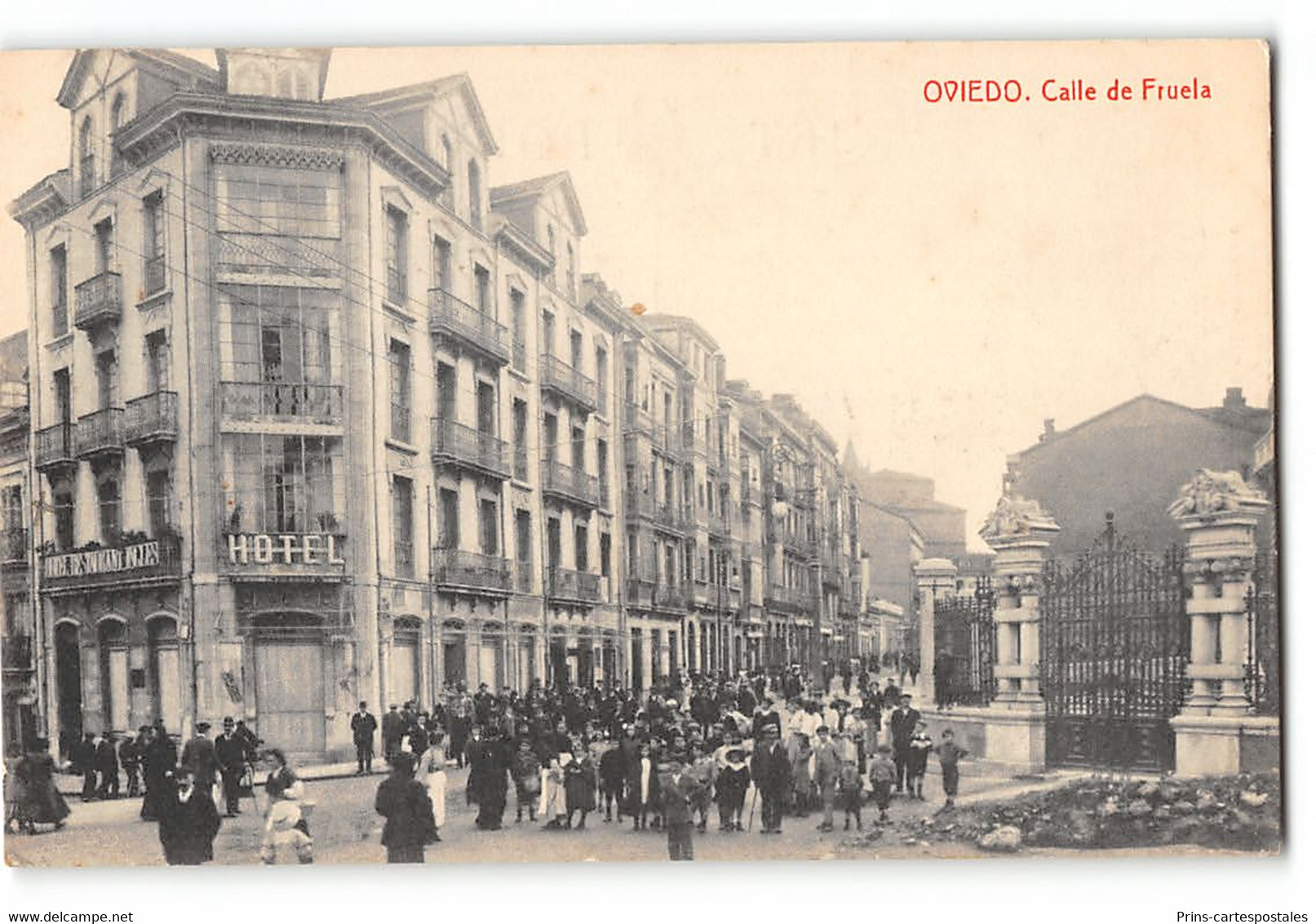 CPA Espagne Oveido Calle De Fruela - Asturias (Oviedo)