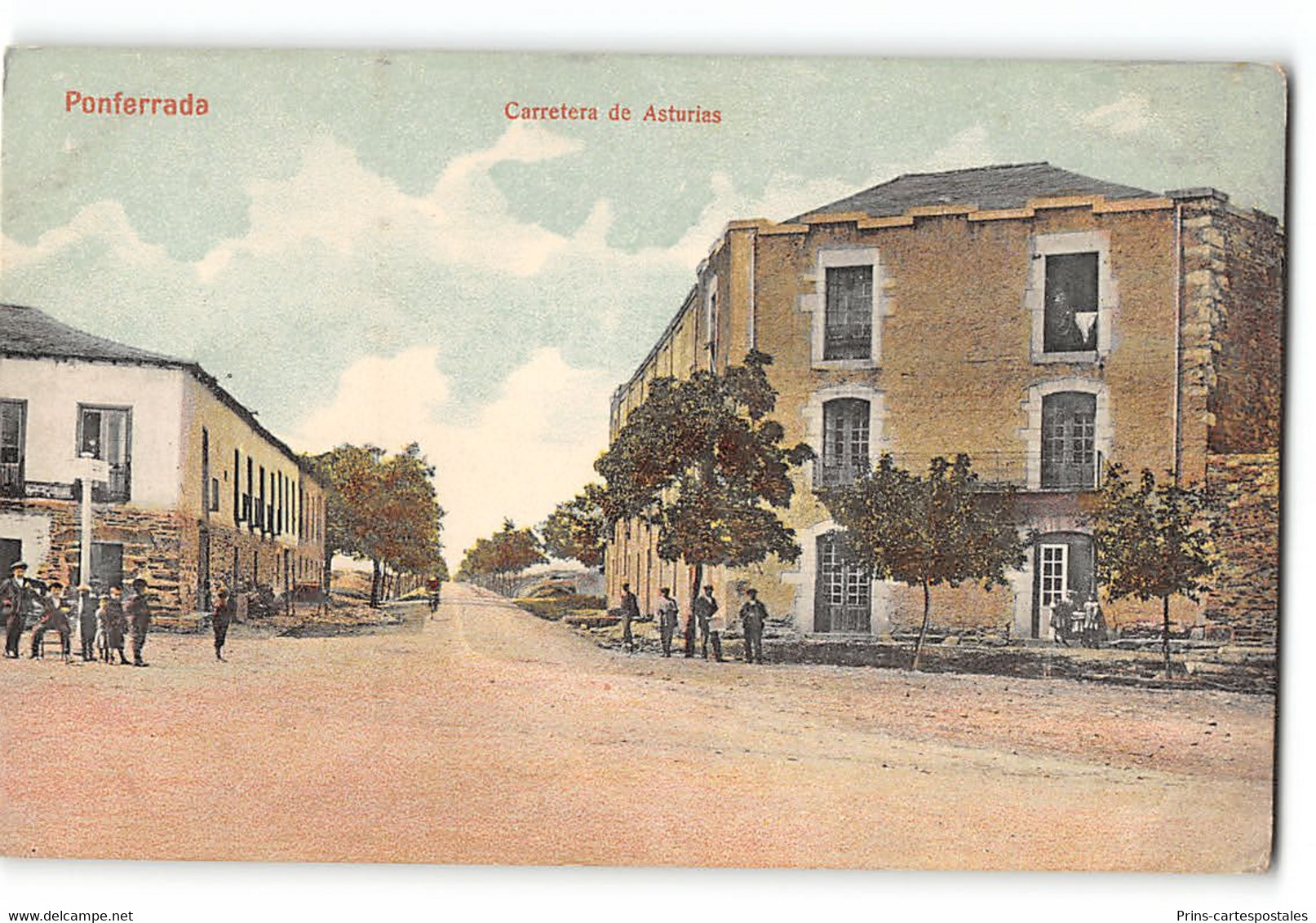 CPA Espagne Ponerrada Carretera De Asturias - Sonstige & Ohne Zuordnung