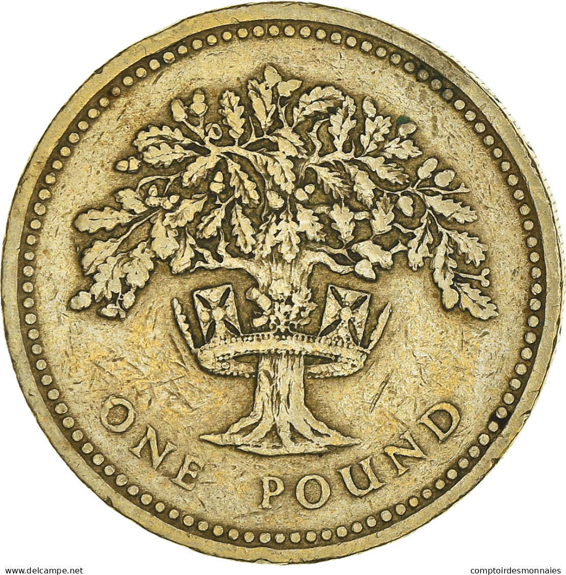 Monnaie, Grande-Bretagne, Elizabeth II, Pound, 1987, TB, Nickel-Cuivre, KM:948 - 1 Pond