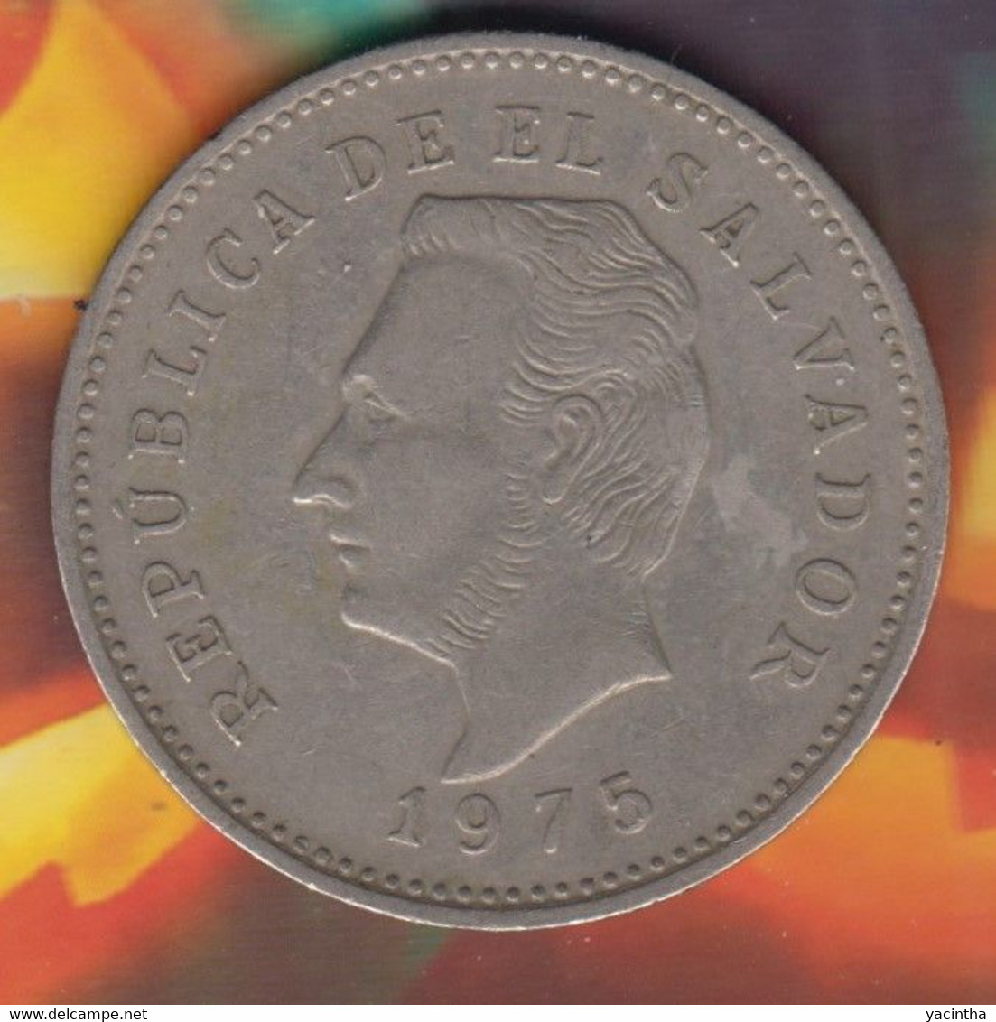 @Y@   El Salvador  10   Centavos   1975      (3379 ) - Salvador