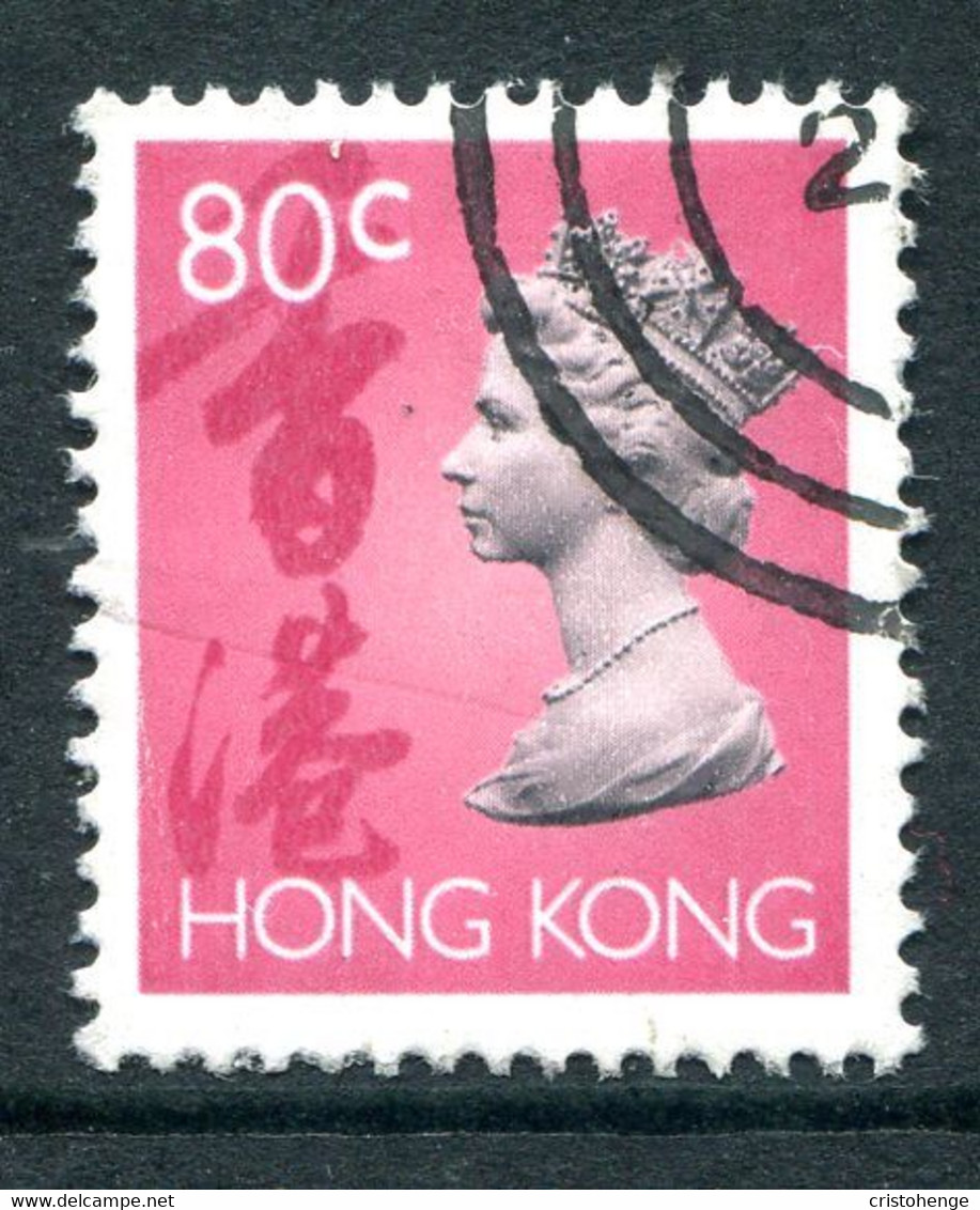 Hong Kong 1992-96 QEII Definitives - 80c Value Used (SG 706) - Gebruikt